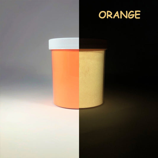 13. ORANGE | Prestige Glow in the Dark Powder | 20 Colors | Eco-Friendly | Non-Toxic | Photoluminescent | Unbeatable Prices!