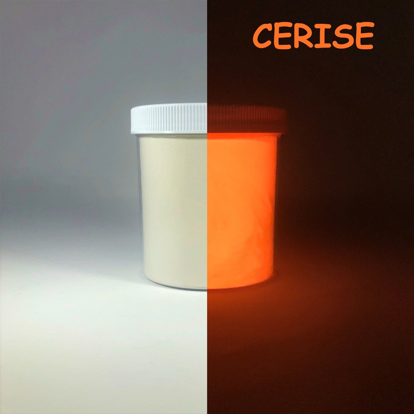 12. ORANGE RED | Prestige Glow in the Dark Powder | 20 Colors | Eco-Friendly | Non-Toxic | Photoluminescent | Unbeatable Prices!