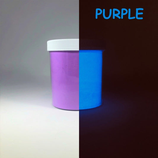 19. PURPLE | Prestige Glow in the Dark Powder | 20 Colors | Eco-Friendly | Non-Toxic | Photoluminescent | Unbeatable Prices!