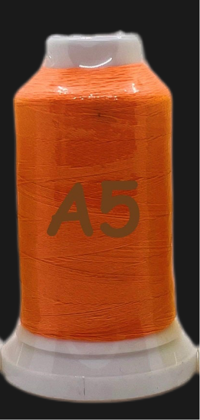 π Glow In The Dark Embroidery Thread by The Glow In The Dark Shop | 150D/2 | 800 Meters Polyester Sewing Thread | Luminous Thread for DIY, Cross Stitch, & Machine Embroidery π | A5