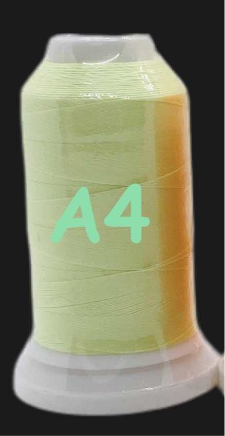 π Glow In The Dark Embroidery Thread by The Glow In The Dark Shop | 150D/2 | 800 Meters Polyester Sewing Thread | Luminous Thread for DIY, Cross Stitch, & Machine Embroidery π | A7