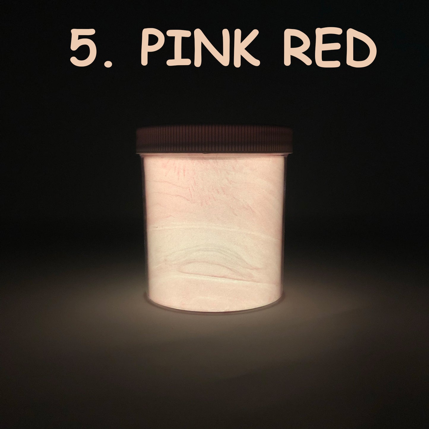 5. PINK RED | Prestige Glow in the Dark Powder | 20 Colors | Eco-Friendly | Non-Toxic | Photoluminescent | Unbeatable Prices!