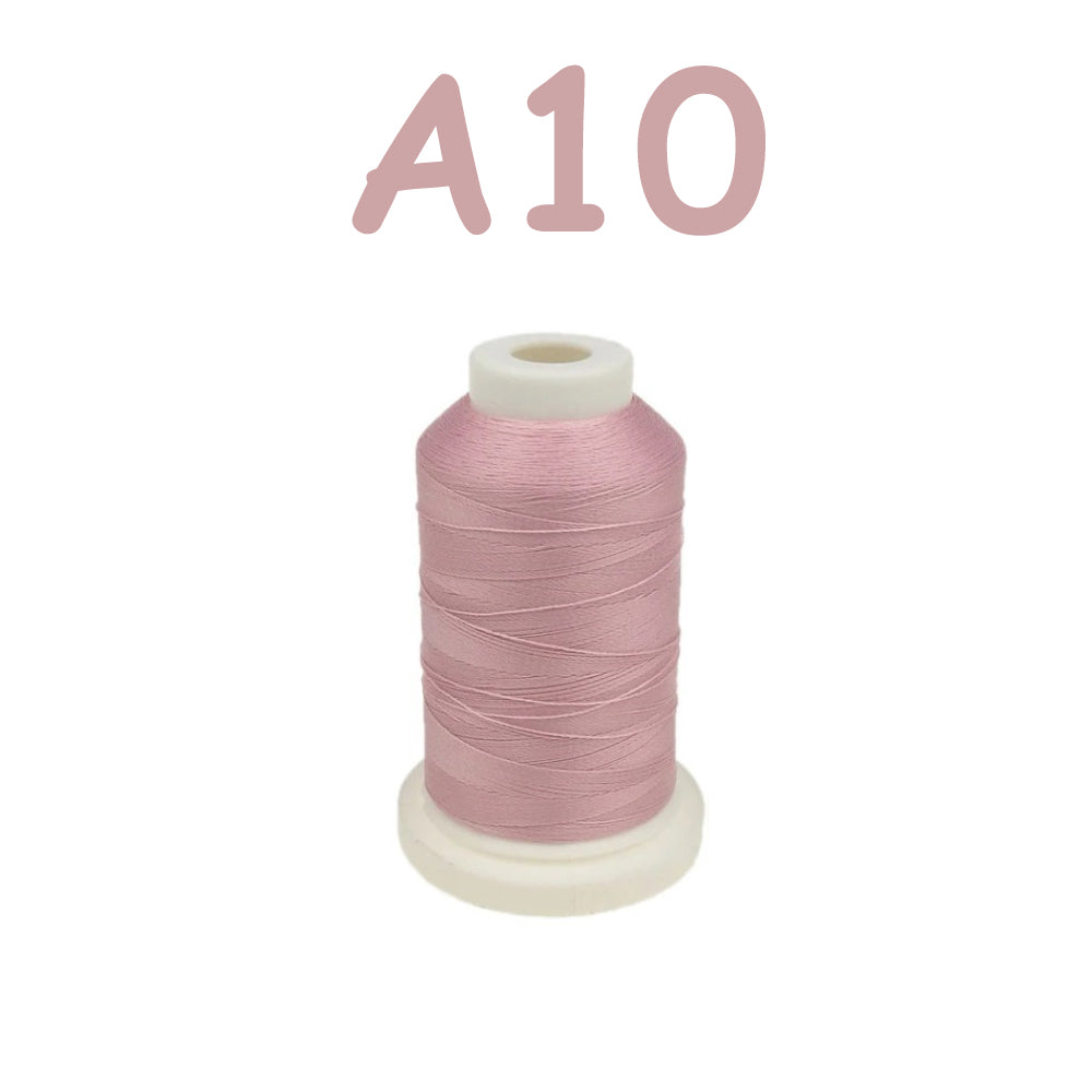 π Glow In The Dark Embroidery Thread by The Glow In The Dark Shop | 150D/2 | 800 Meters Polyester Sewing Thread | Luminous Thread for DIY, Cross Stitch, & Machine Embroidery π | A7