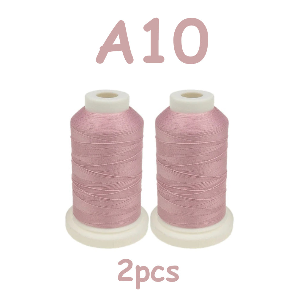 π Glow In The Dark Embroidery Thread by The Glow In The Dark Shop | 150D/2 | 800 Meters Polyester Sewing Thread | Luminous Thread for DIY, Cross Stitch, & Machine Embroidery π | A7