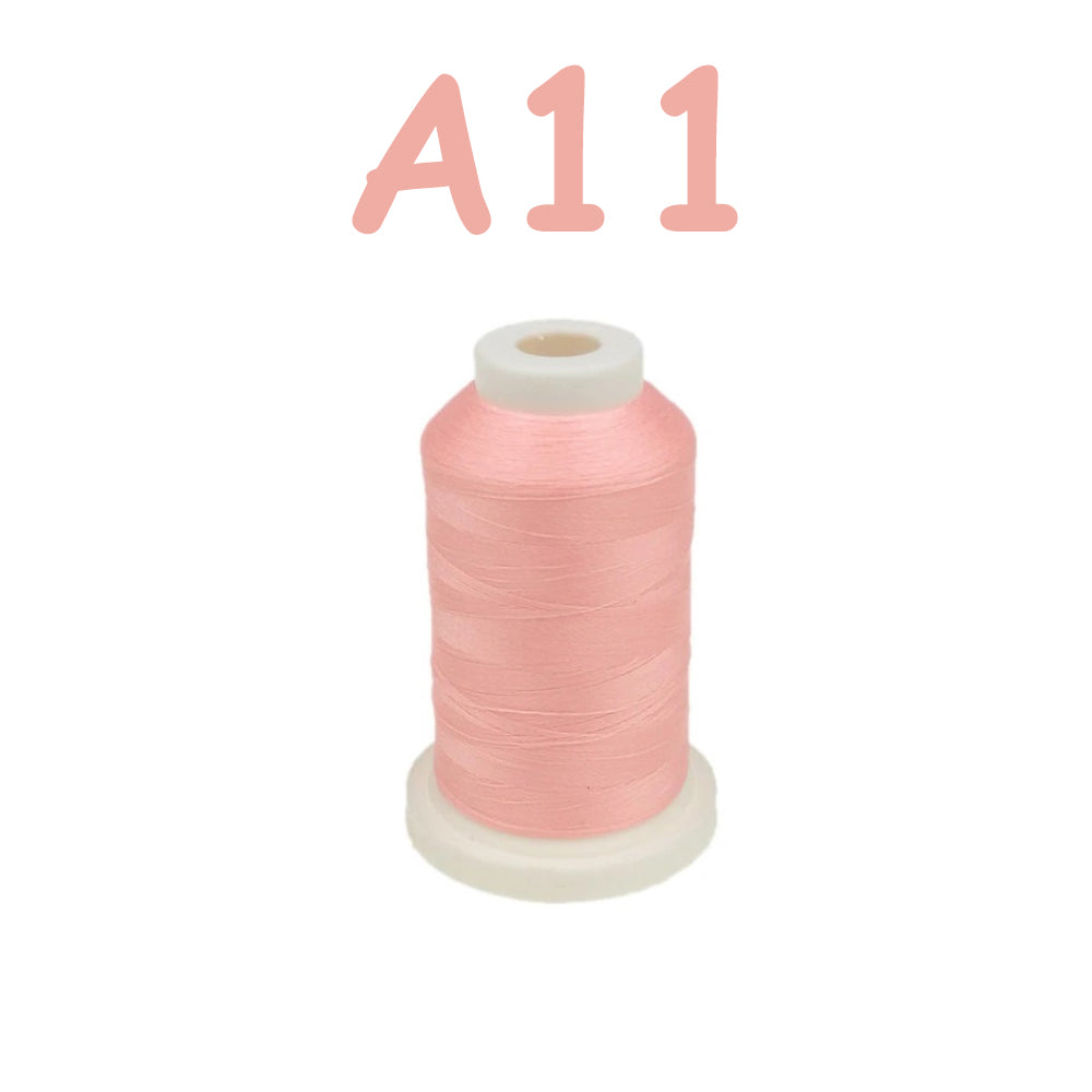 π Glow In The Dark Embroidery Thread by The Glow In The Dark Shop | 150D/2 | 800 Meters Polyester Sewing Thread | Luminous Thread for DIY, Cross Stitch, & Machine Embroidery π | A7