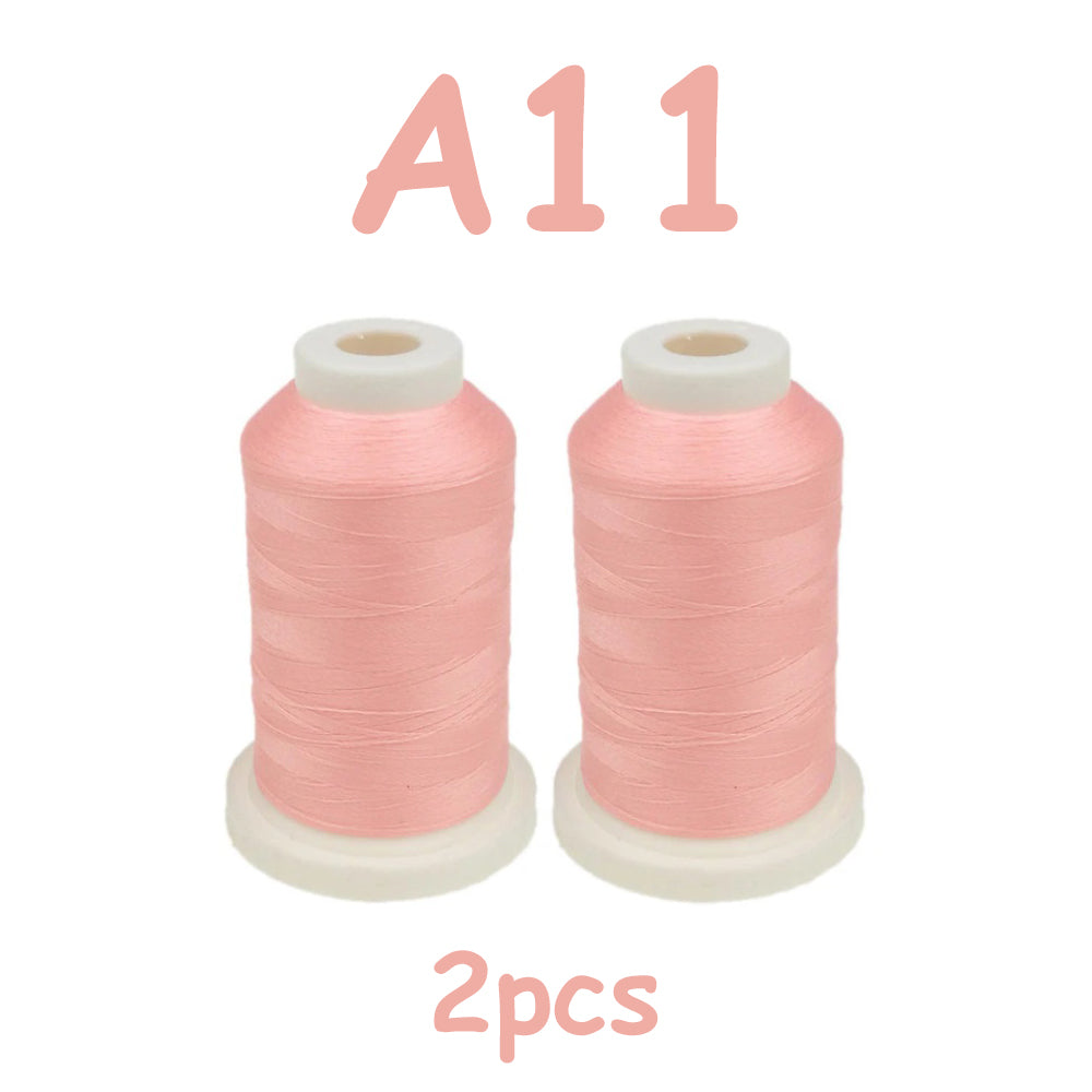 π Glow In The Dark Embroidery Thread by The Glow In The Dark Shop | 150D/2 | 800 Meters Polyester Sewing Thread | Luminous Thread for DIY, Cross Stitch, & Machine Embroidery π | A7