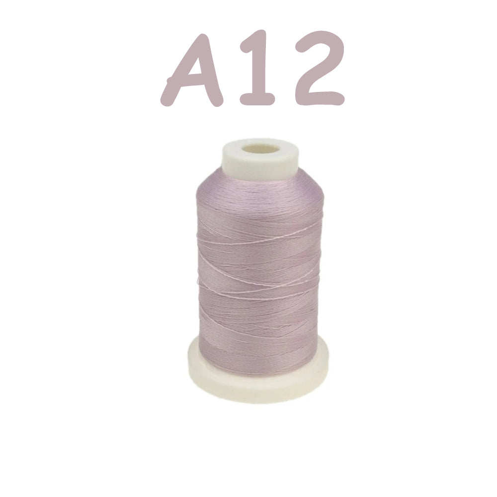 π Glow In The Dark Embroidery Thread by The Glow In The Dark Shop | 150D/2 | 800 Meters Polyester Sewing Thread | Luminous Thread for DIY, Cross Stitch, & Machine Embroidery π | A7