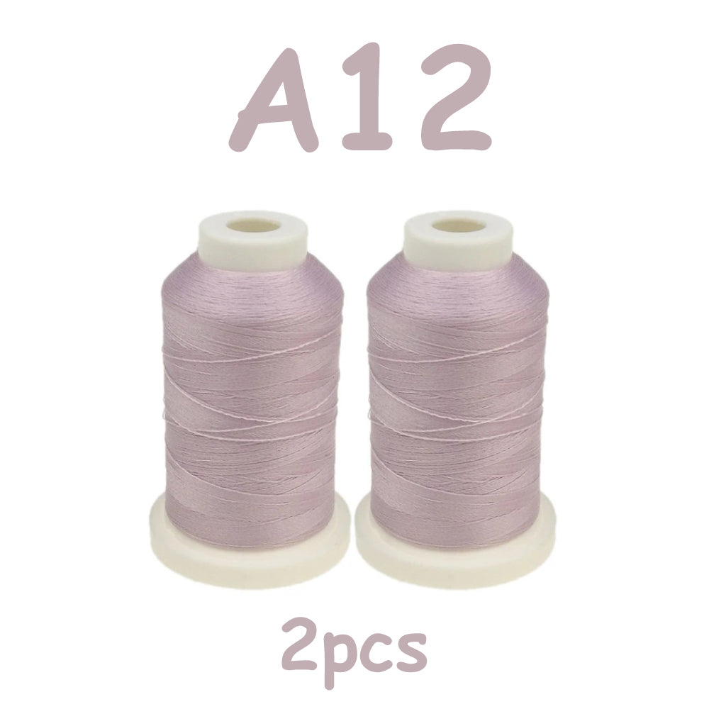 π Glow In The Dark Embroidery Thread by The Glow In The Dark Shop | 150D/2 | 800 Meters Polyester Sewing Thread | Luminous Thread for DIY, Cross Stitch, & Machine Embroidery π | A7