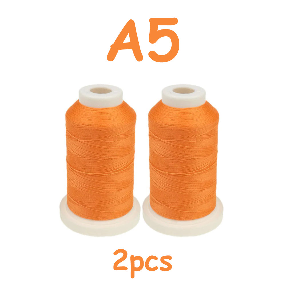 π Glow In The Dark Embroidery Thread by The Glow In The Dark Shop | 150D/2 | 800 Meters Polyester Sewing Thread | Luminous Thread for DIY, Cross Stitch, & Machine Embroidery π | A7