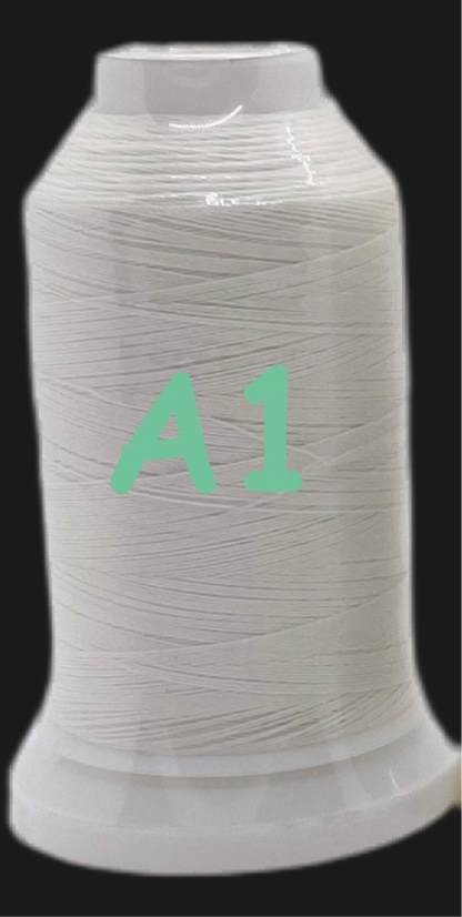 π Glow In The Dark Embroidery Thread by The Glow In The Dark Shop | 150D/2 | 800 Meters Polyester Sewing Thread | Luminous Thread for DIY, Cross Stitch, & Machine Embroidery π | A7