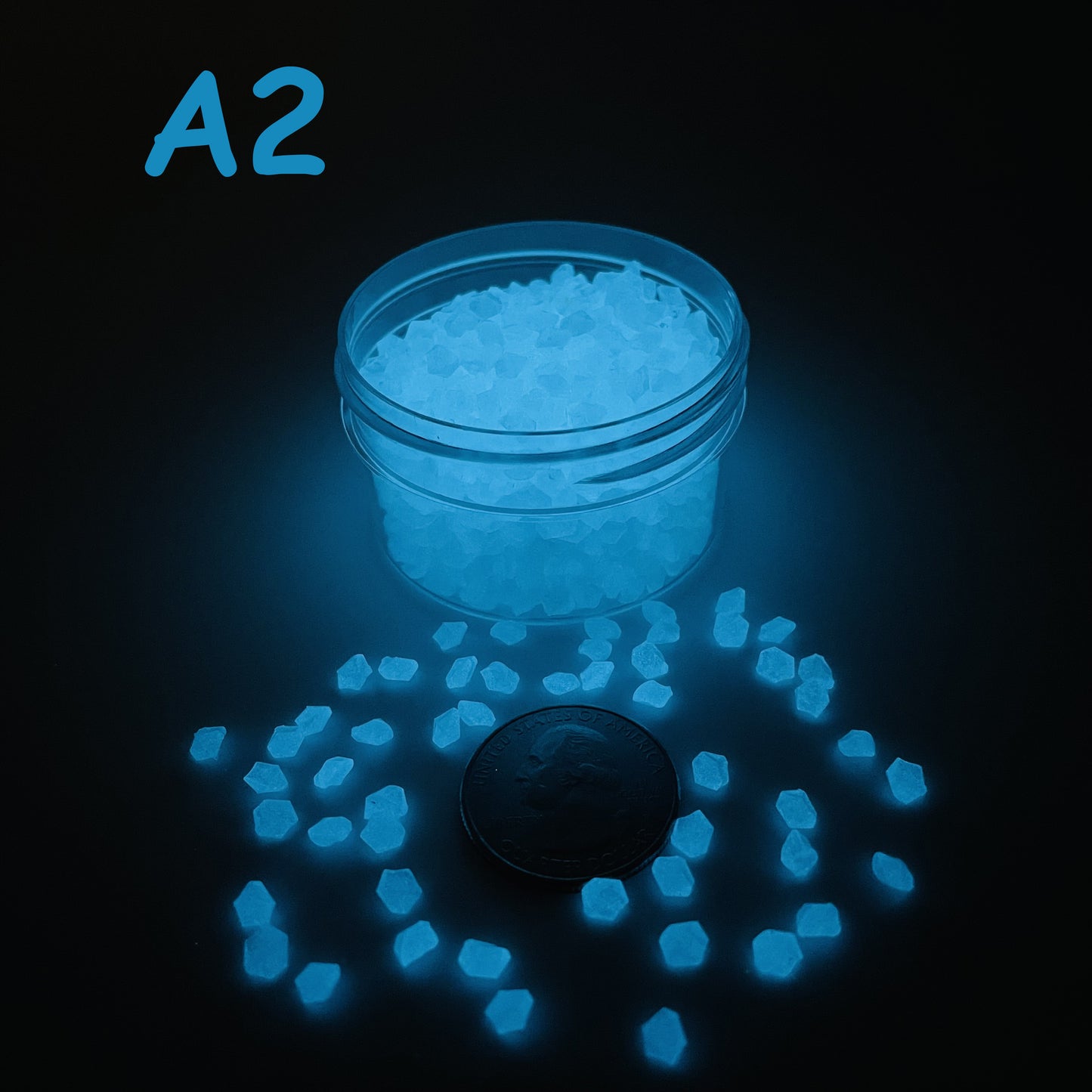 Glow In The Dark Sand by The Glow In The Dark Shop | Luminous Pebbles for Gardens, Aquariums, and Pathways ππ | A3
