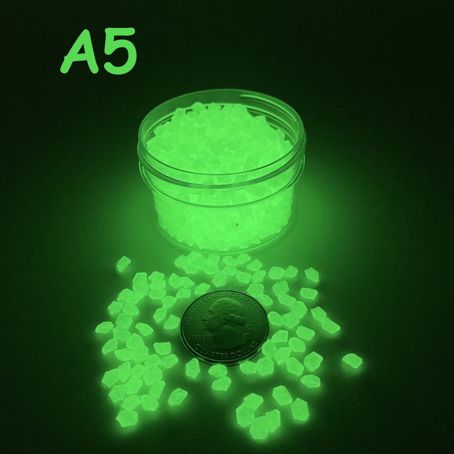 Glow In The Dark Sand by The Glow In The Dark Shop | Luminous Pebbles for Gardens, Aquariums, and Pathways ππ | A3
