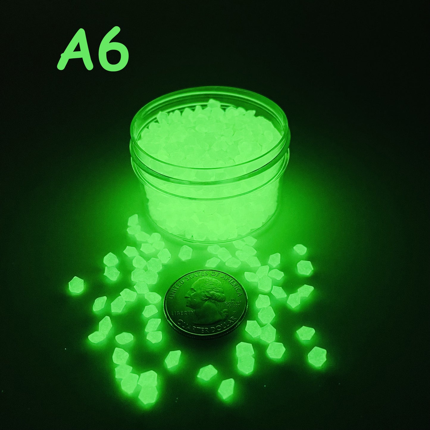Glow In The Dark Sand by The Glow In The Dark Shop | Luminous Pebbles for Gardens, Aquariums, and Pathways ππ | A3