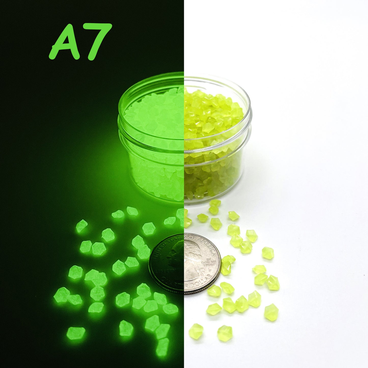 Glow In The Dark Sand by The Glow In The Dark Shop | Luminous Pebbles for Gardens, Aquariums, and Pathways ππ | A3