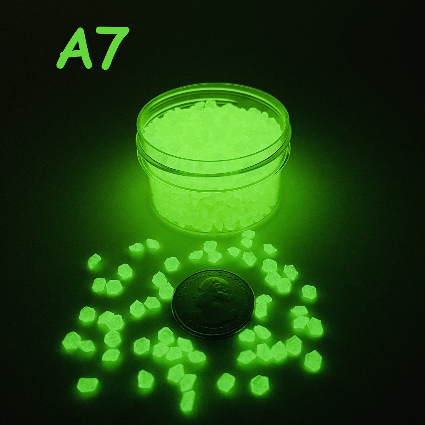 Glow In The Dark Sand by The Glow In The Dark Shop | Luminous Pebbles for Gardens, Aquariums, and Pathways ππ | A3