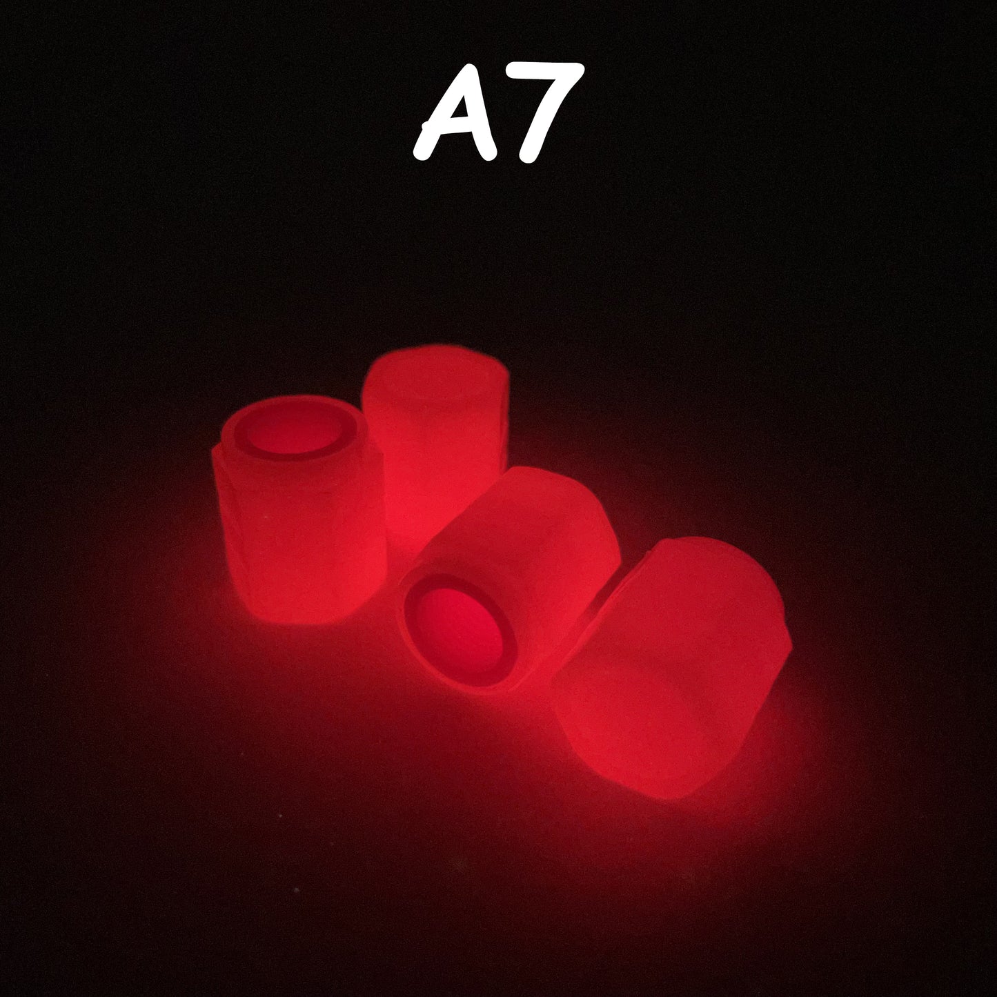 ππ² Glow in The Dark Tire Valve Cap by THE GLOW IN THE DARK SHOP | Fluorescent | Set of Four | Universal | Vehicle Wheel Dust Cover | Rustproof Caps (A3 | 4pcs)