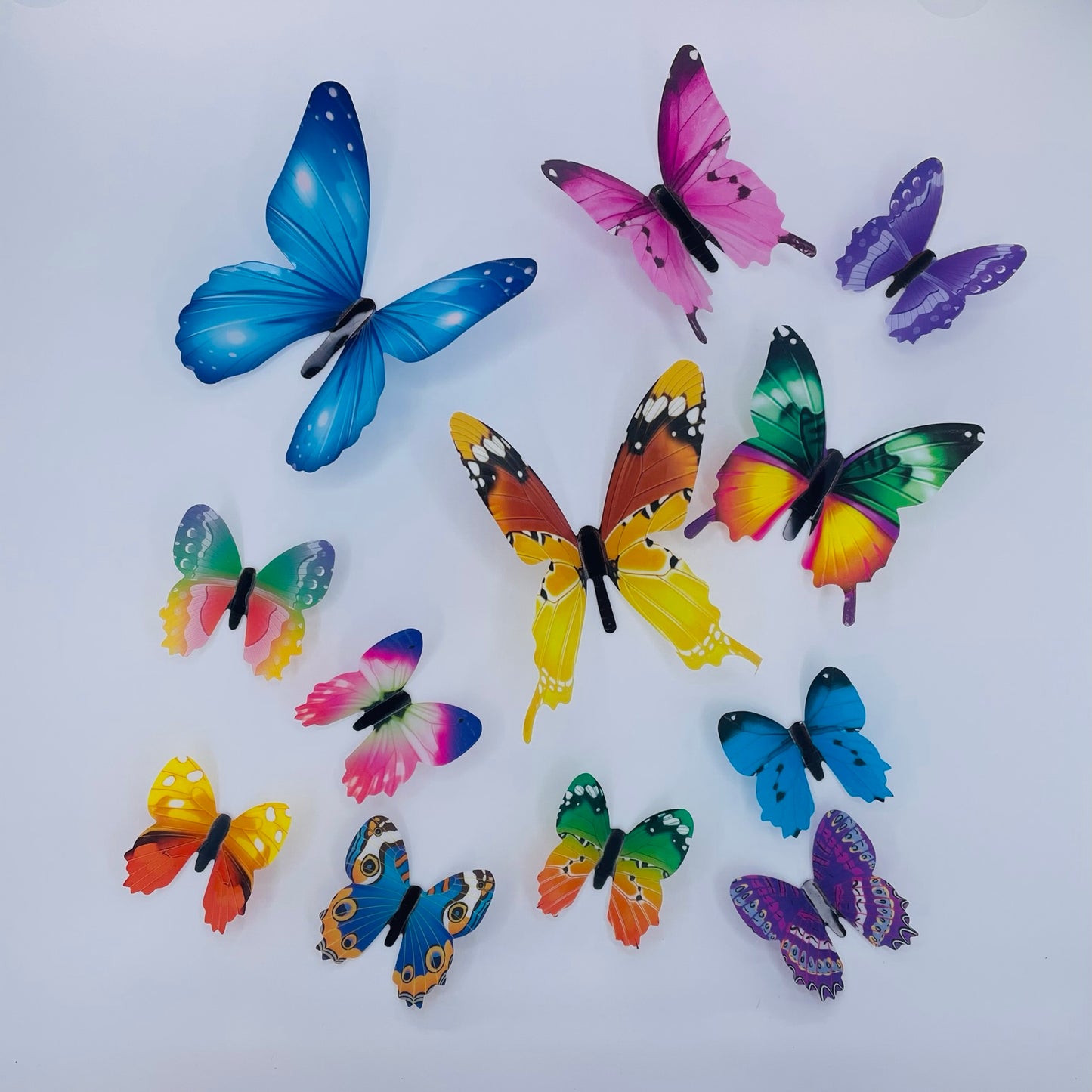 BLUE Glow in The Dark Butterflies | Butterfly Stickers | Wall Stickers | Decal Decoration Stickers | Kids Bedroom