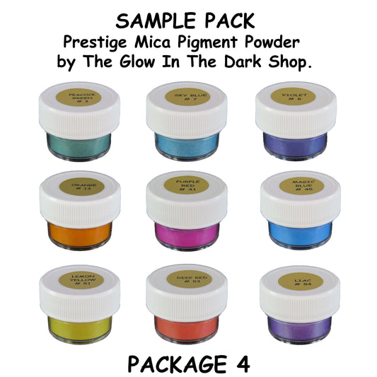 15g Prestige Mica Pigment Powder by The Glow In The Dark Shop | Eco-Friendly & Multi-Purpose Colorants | 54 Vibrant Shades Available π¨π | Package 4