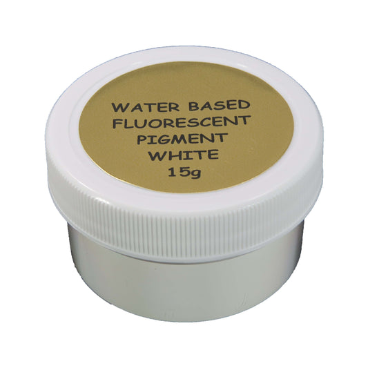 (10. WHITE) WB - Prestige Fluorescent UV Pigment Powder by The Glow In The Dark Shop π¦