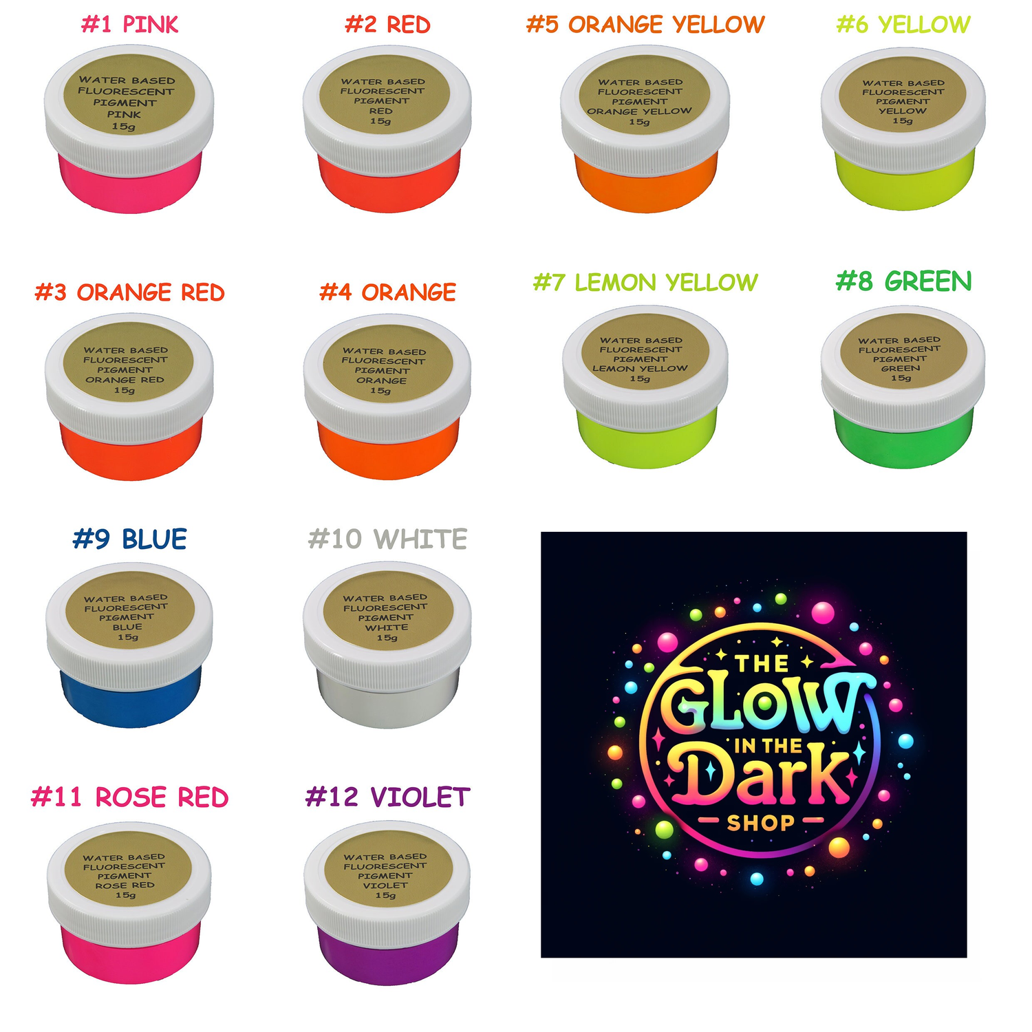 WB - Prestige Fluorescent UV Pigment Powder by The Glow In The Dark Shop 🦄