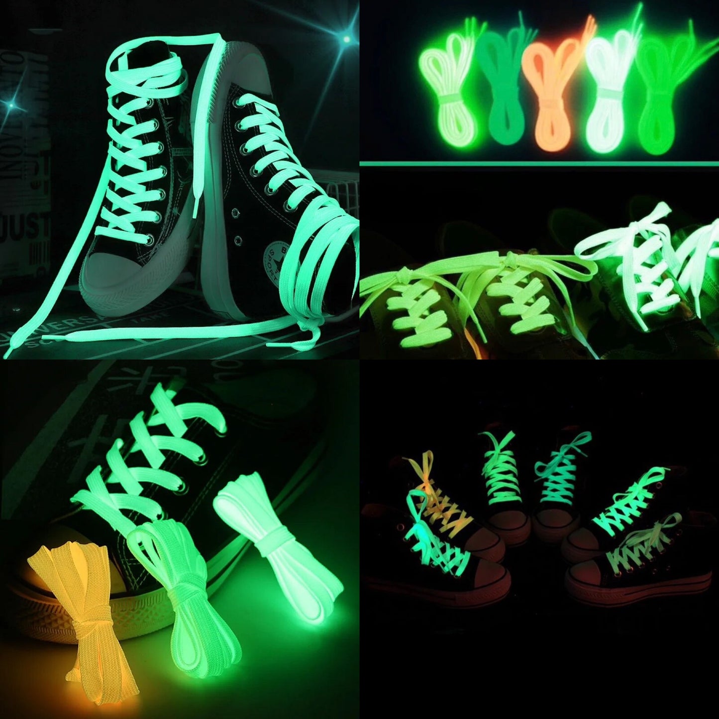 Glow in the Dark Shoelaces by The Glow In The Dark Shop (MIX)