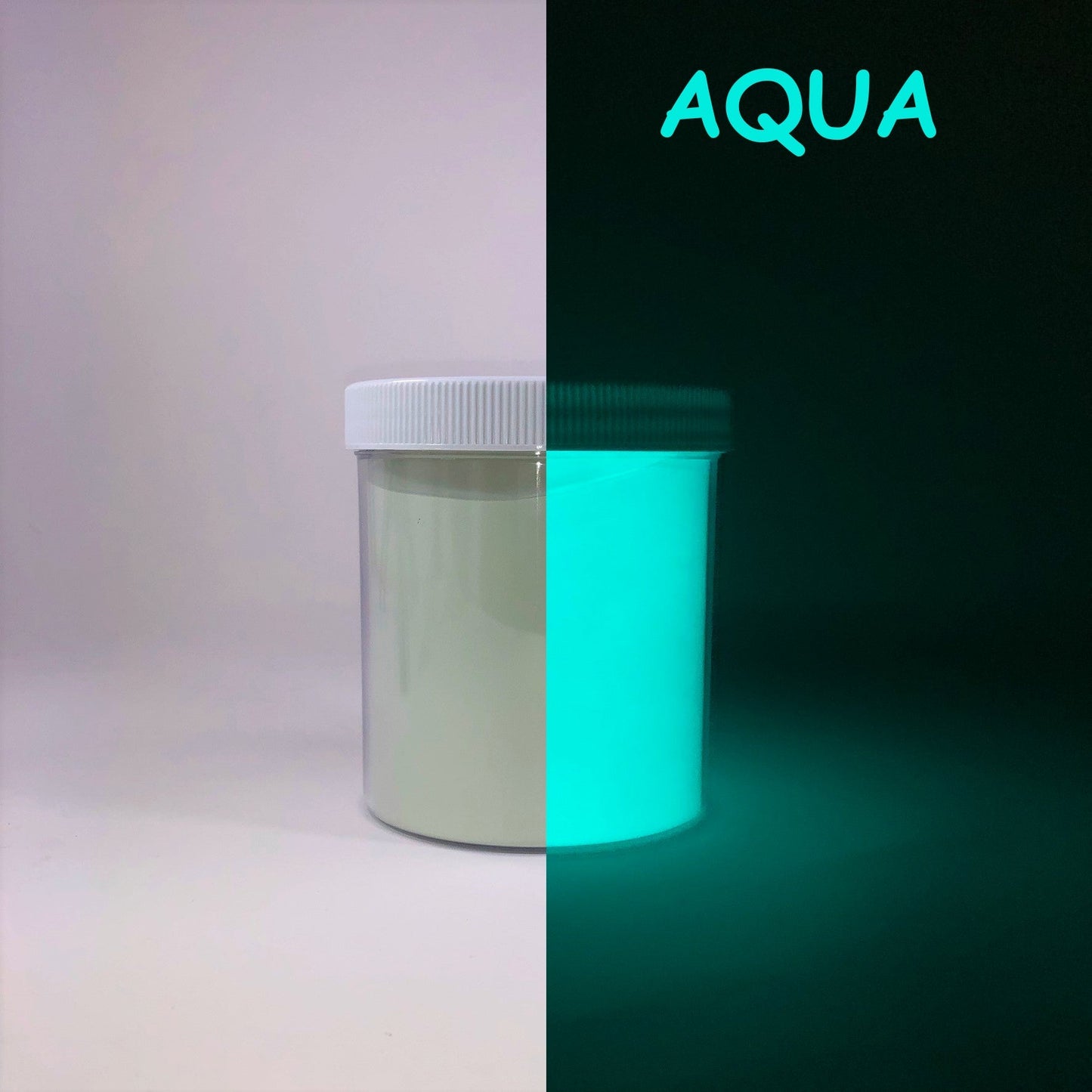 3. AQUA | Prestige Glow in the Dark Powder | 20 Colors | Eco-Friendly | Non-Toxic | Photoluminescent | Unbeatable Prices!