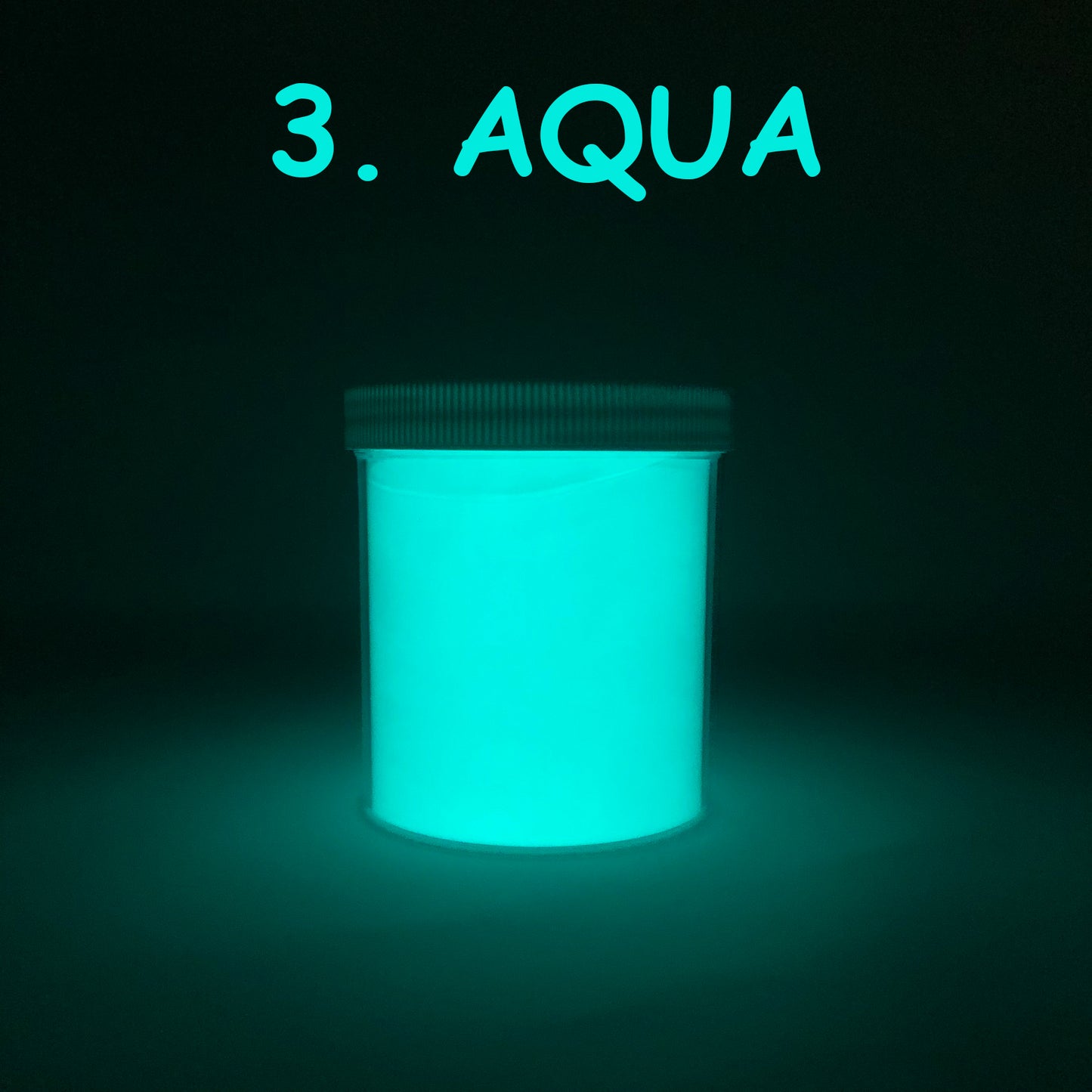 3. AQUA | Prestige Glow in the Dark Powder | 20 Colors | Eco-Friendly | Non-Toxic | Photoluminescent | Unbeatable Prices!