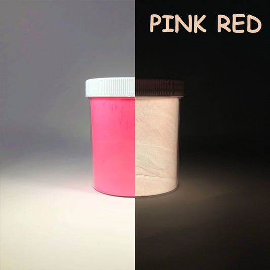 5. PINK RED | Prestige Glow in the Dark Powder | 20 Colors | Eco-Friendly | Non-Toxic | Photoluminescent | Unbeatable Prices!