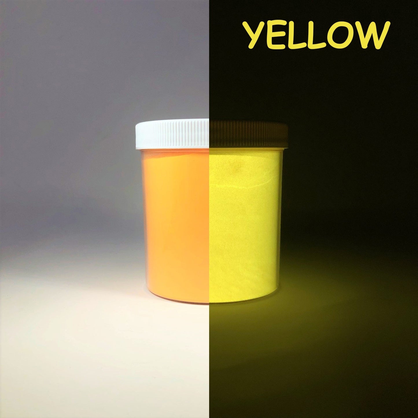 8. YELLOW | Prestige Glow in the Dark Powder | 20 Colors | Eco-Friendly | Non-Toxic | Photoluminescent | Unbeatable Prices!