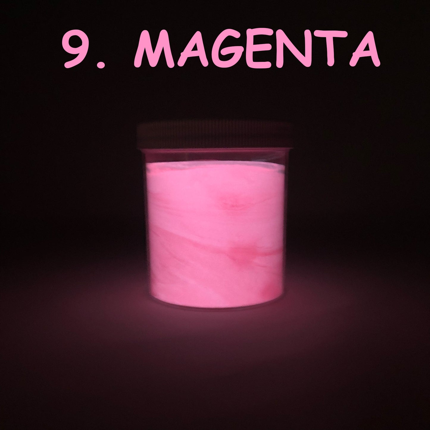 9. MAGENTA | Prestige Glow in the Dark Powder | 20 Colors | Eco-Friendly | Non-Toxic | Photoluminescent | Unbeatable Prices!