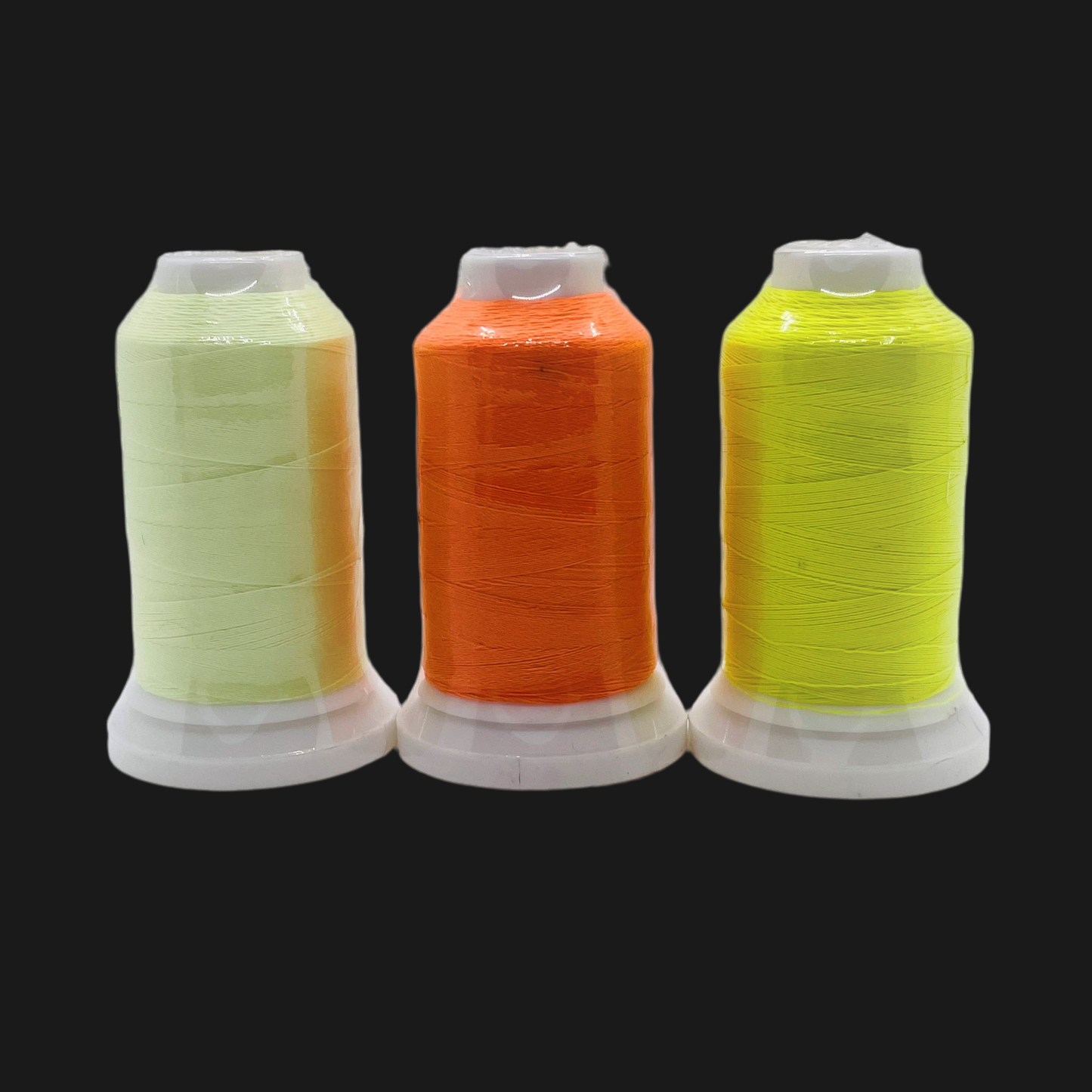 🌟 Glow In The Dark Embroidery Thread by The Glow In The Dark Shop | 150D/2 | 800 Meters Polyester Sewing Thread | Luminous Thread for DIY, Cross Stitch, & Machine Embroidery 🌟 | A4