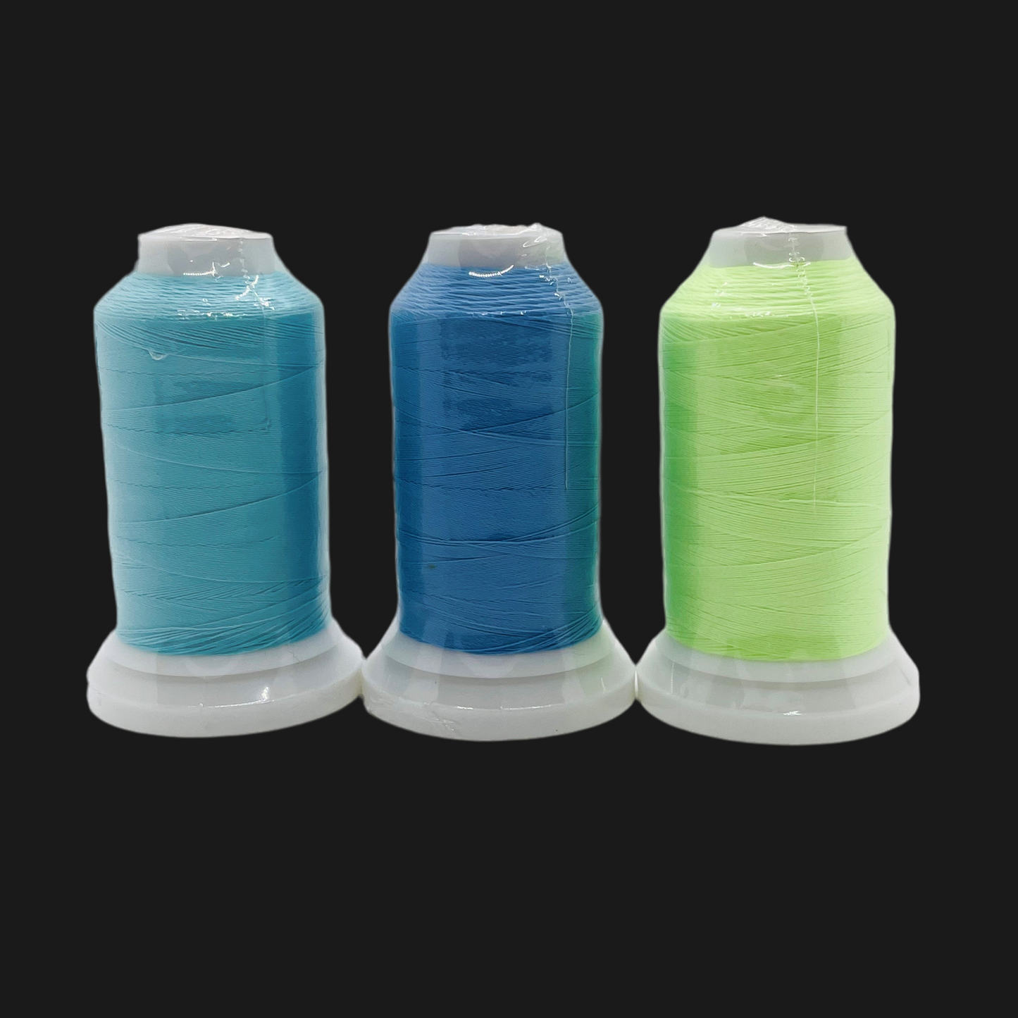 🌟 Glow In The Dark Embroidery Thread by The Glow In The Dark Shop | 150D/2 | 800 Meters Polyester Sewing Thread | Luminous Thread for DIY, Cross Stitch, & Machine Embroidery 🌟 | A4