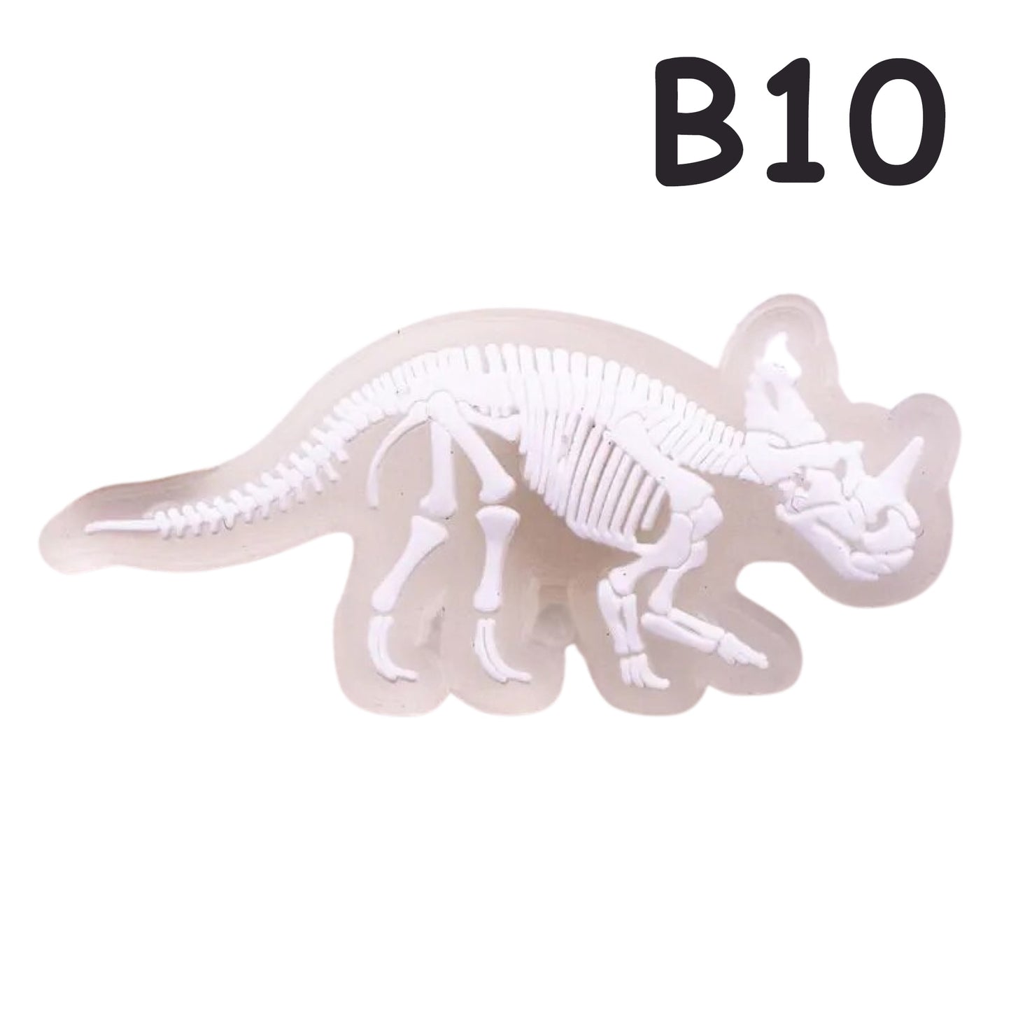 🌟🦖 Luminous Dinosaur Skeleton Shoe Charms by The Glow In The Dark Shop | Cute PVC Charms for Kids’ Shoes, Bags & Bracelets | Glow-in-the-Dark Fun! 🌟 A4