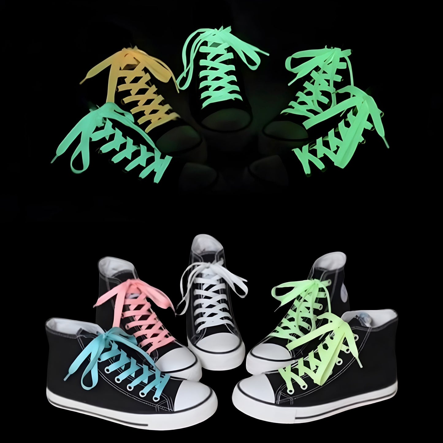 Glow in the Dark Shoelaces by The Glow In The Dark Shop (MIX)