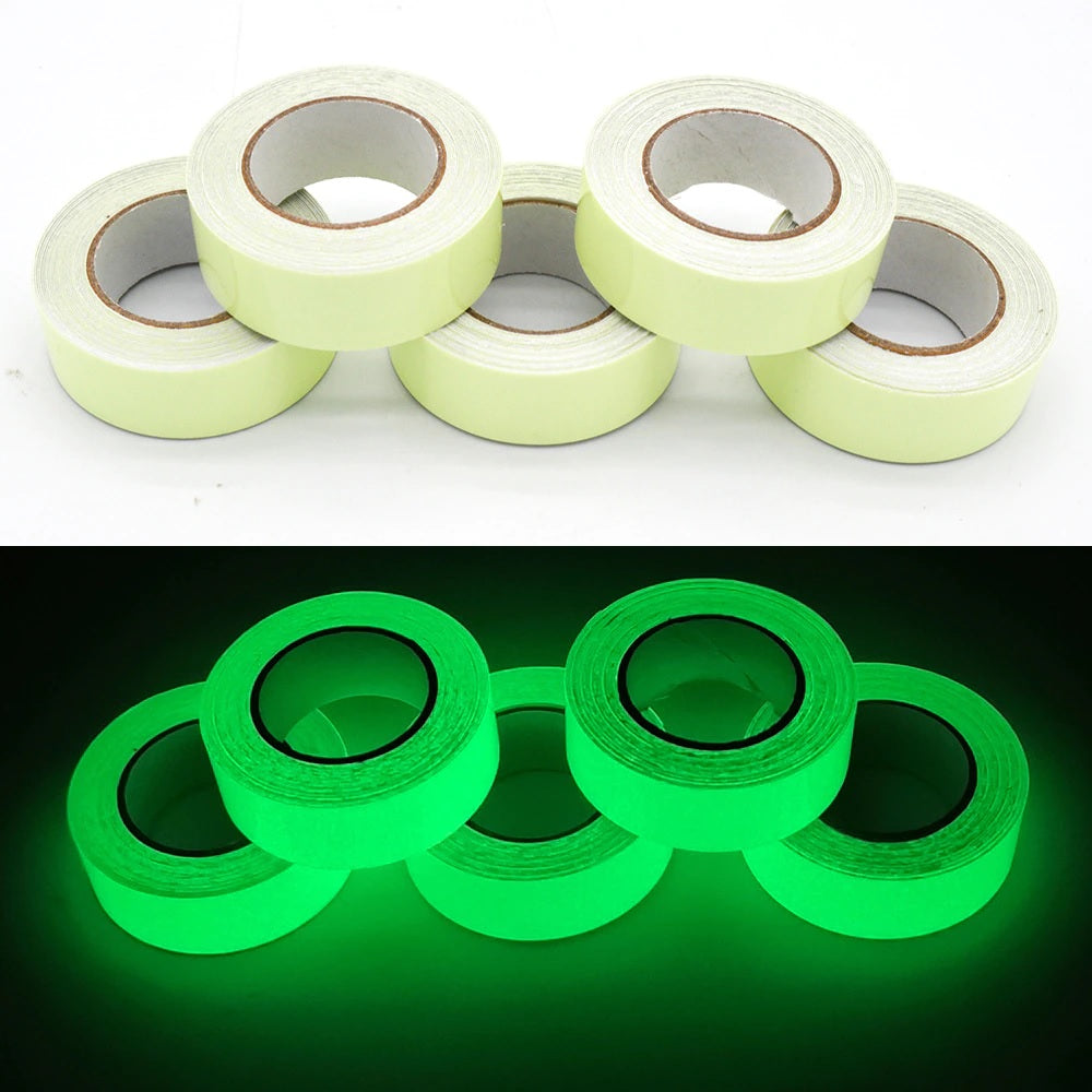 Glow In The Dark Tape by The Glow In The Dark Shop | 3, 5, 10 Meters | Self-Adhesive | Safety | Home Decor | Party Supplies | Decorative | Luminous