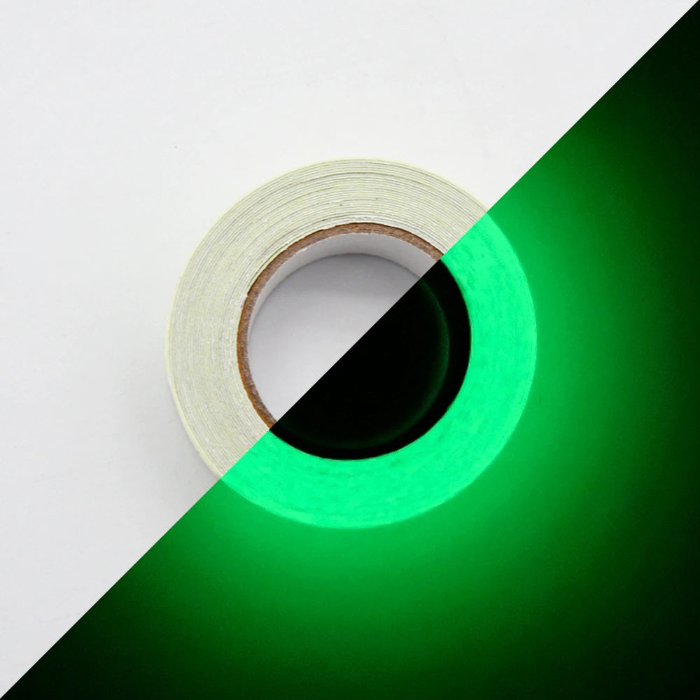 Glow In The Dark Tape by The Glow In The Dark Shop | 3, 5, 10 Meters | Self-Adhesive | Safety | Home Decor | Party Supplies | Decorative | Luminous
