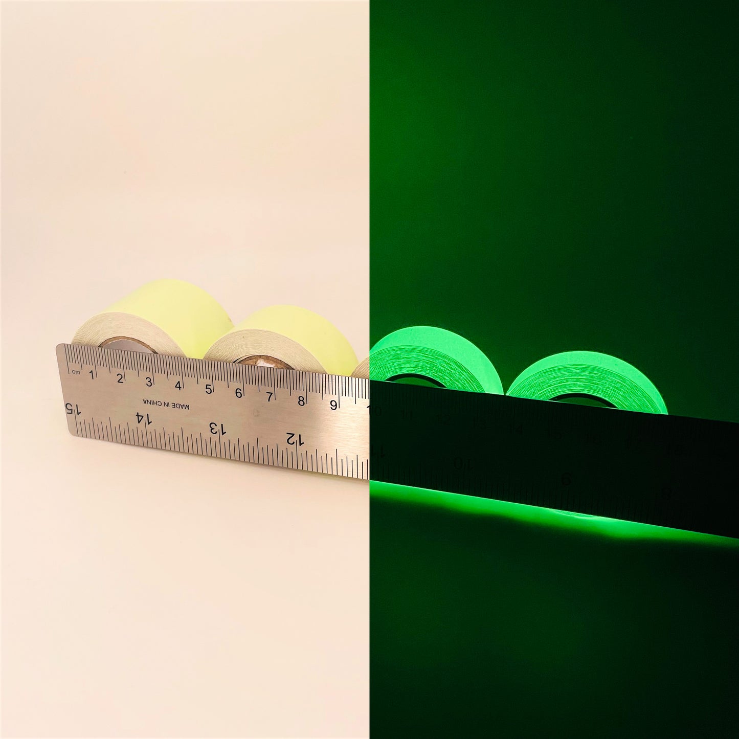 Glow In The Dark Tape by The Glow In The Dark Shop | 3, 5, 10 Meters | Self-Adhesive | Safety | Home Decor | Party Supplies | Decorative | Luminous