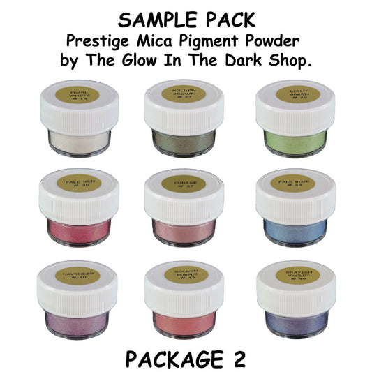 15g Prestige Mica Pigment Powder by The Glow In The Dark Shop | Eco-Friendly & Multi-Purpose Colorants | 54 Vibrant Shades Available 🎨🌈 | Package 2