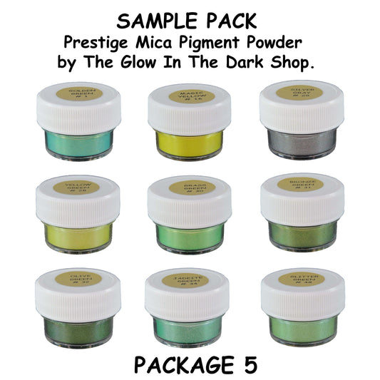 15g Prestige Mica Pigment Powder by The Glow In The Dark Shop | Eco-Friendly & Multi-Purpose Colorants | 54 Vibrant Shades Available 🎨🌈 | Package 5