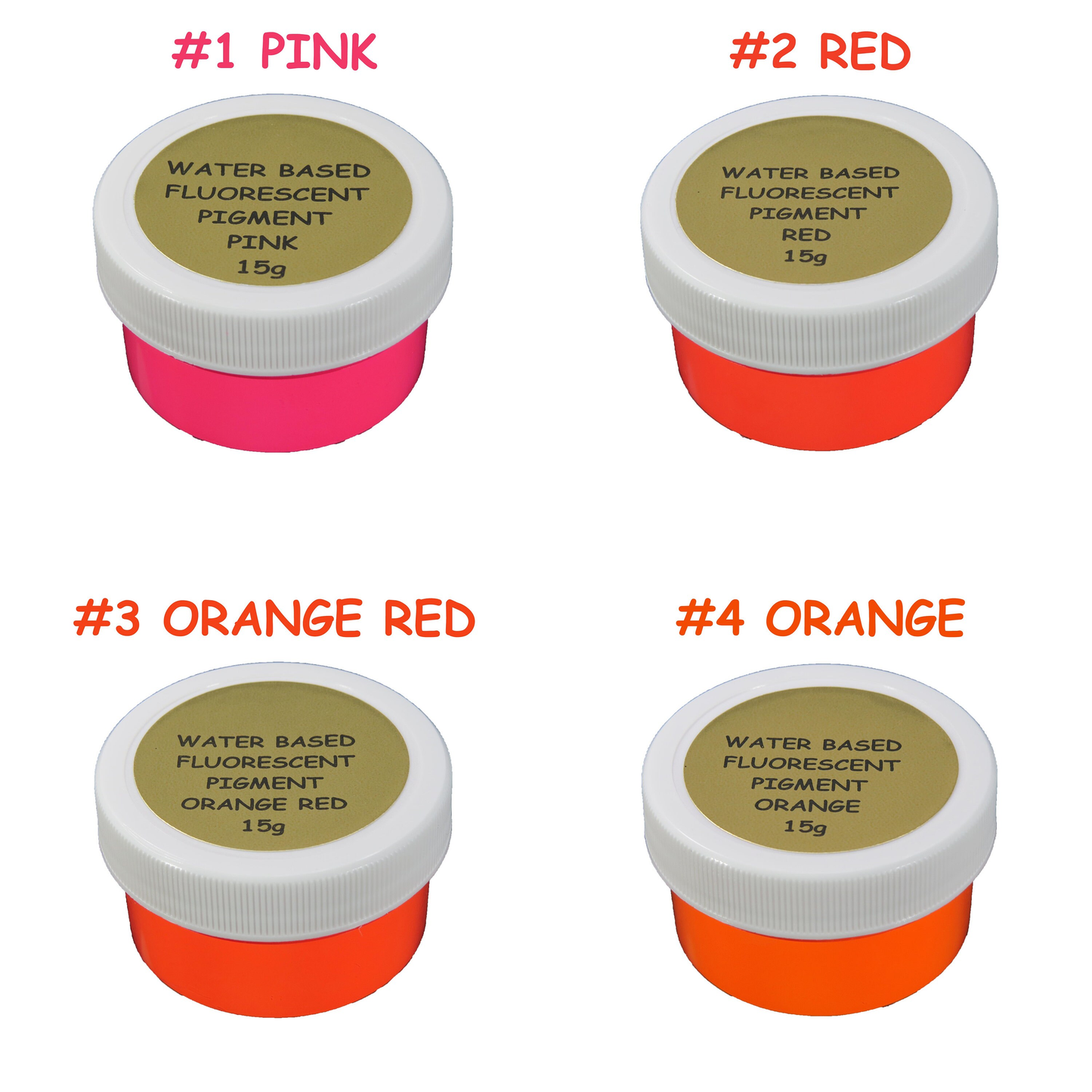 (11. ROSE RED) WB - Prestige Fluorescent UV Pigment Powder by The Glow In The Dark Shop 🦄