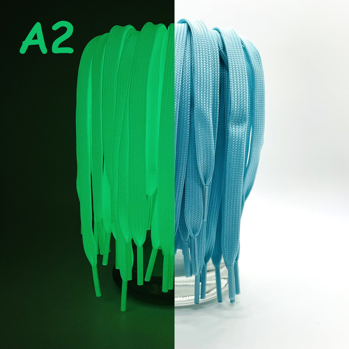 Glow in the Dark Shoelaces by The Glow In The Dark Shop (A6)