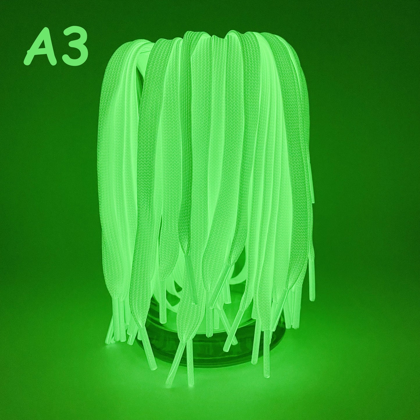 Glow in the Dark Shoelaces by The Glow In The Dark Shop (A6)