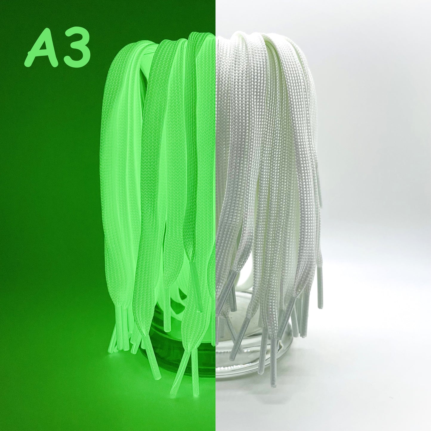 Glow in the Dark Shoelaces by The Glow In The Dark Shop (A6)