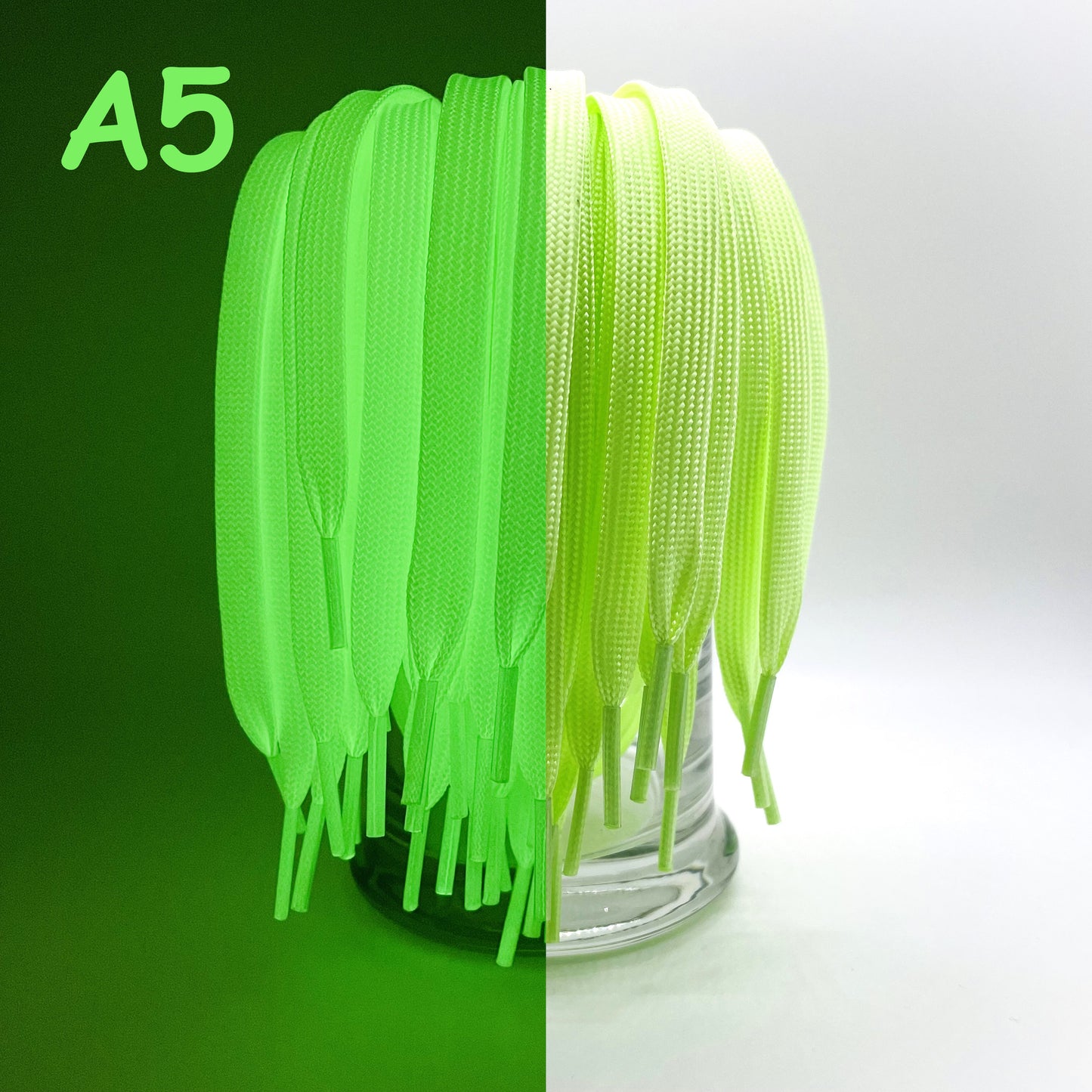 Glow in the Dark Shoelaces by The Glow In The Dark Shop (A6)