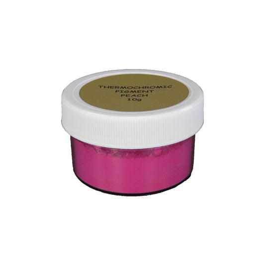 10. PEACH | Prestige Thermochromic Pigment Powder | Changes color at 88ºF (31ºC) | COLOR TO CLEAR | 21 Color Choices Available | BRAND: PIGMENTS by UNIGLOW