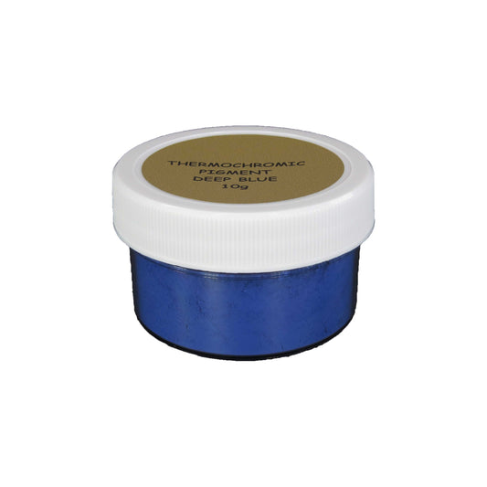 8. DEEP BLUE | Prestige Thermochromic Pigment Powder | Changes color at 88ºF (31ºC) | COLOR TO CLEAR | 21 Color Choices Available | BRAND: PIGMENTS by UNIGLOW