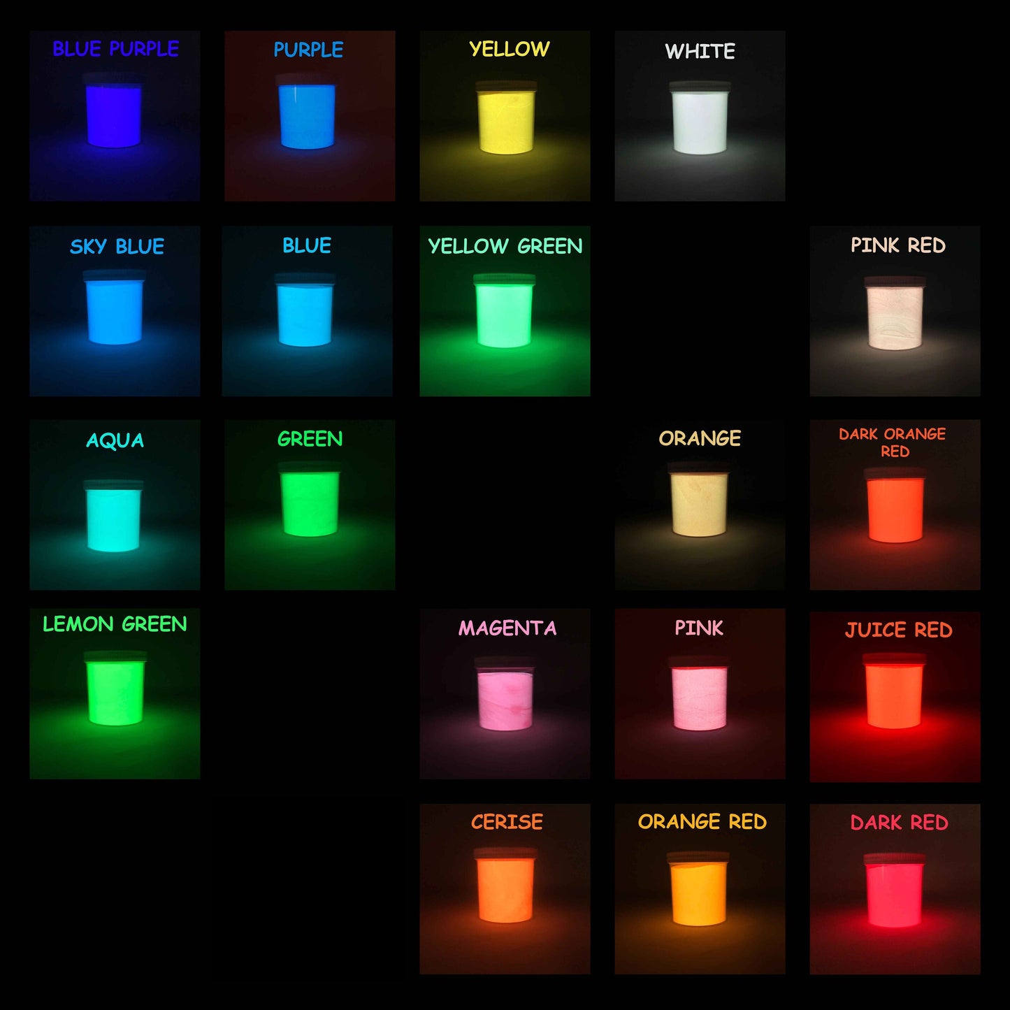 4. YELLOW GREEN | Prestige Glow in the Dark Powder | 20 Colors | Eco-Friendly | Non-Toxic | Photoluminescent | Unbeatable Prices!